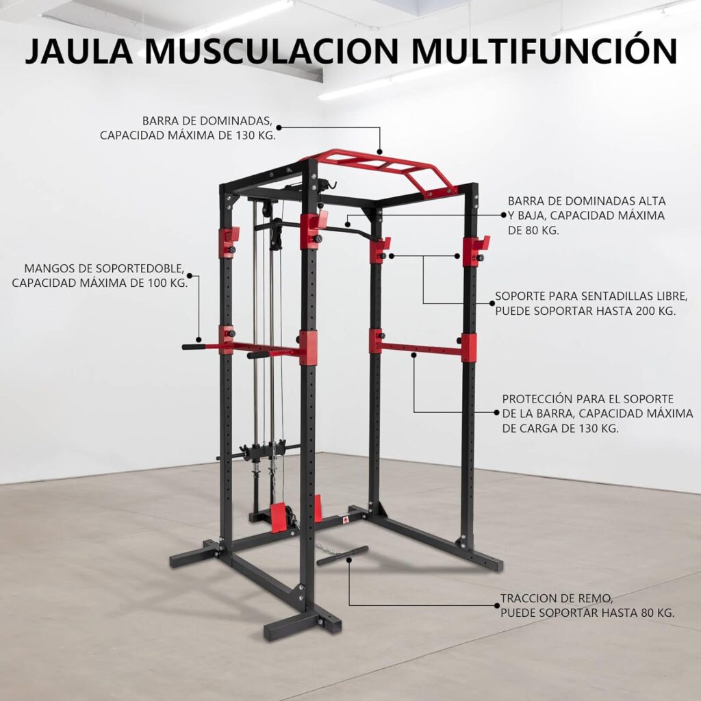 Jaula Musculación Multifunción ALLINLIFE